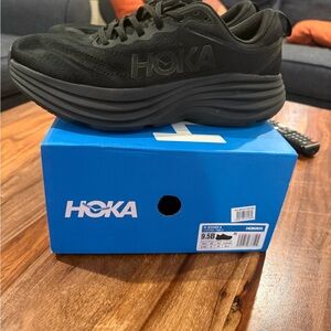 Hoka All-Black Athletic Mens Sneakers size 10.5